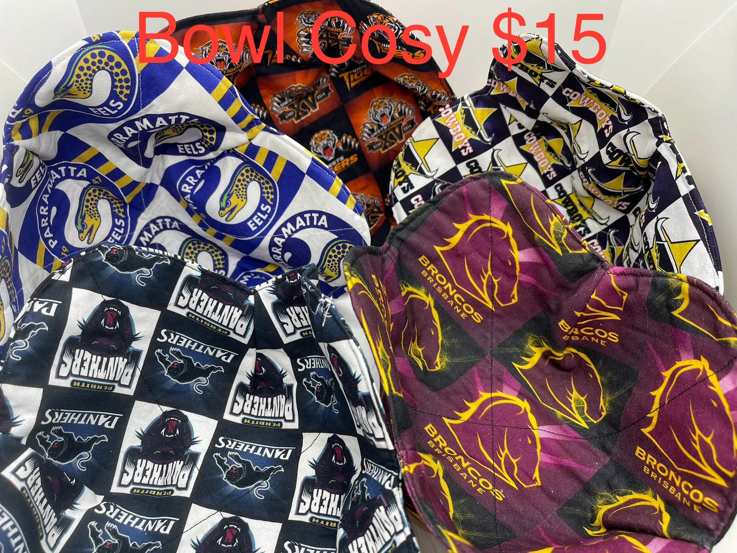Hot/Cold Ice Cream NRL Football Wests Tigers Bowl Cozy